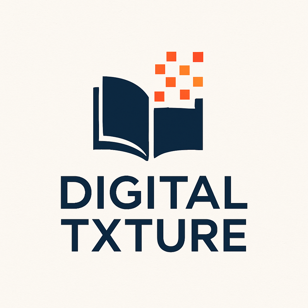 Digital TXTure: libro abierto que se transforma en píxeles digitales